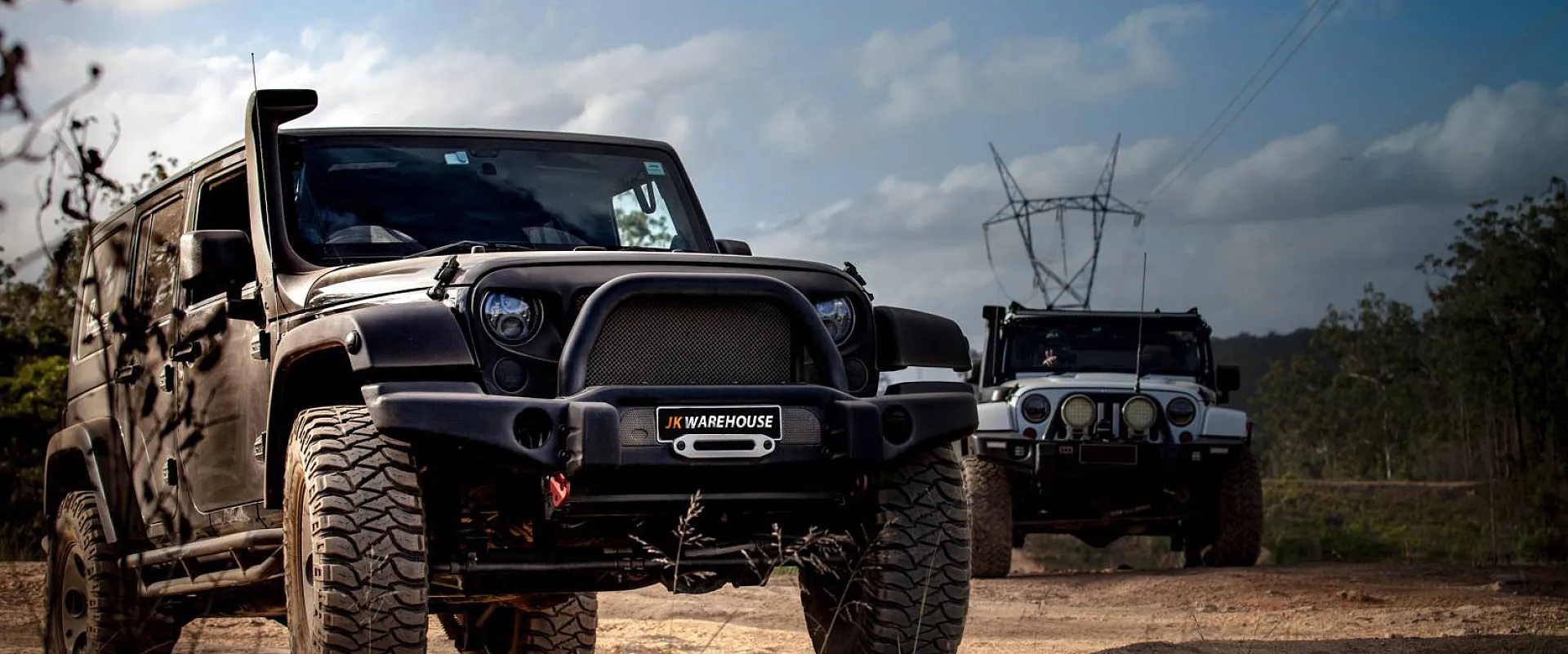 JK Warehouse Jeep parts storefront banner